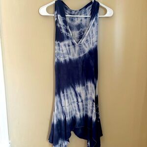 Size small/medium hardly worn tie dye hooded flowy tank top